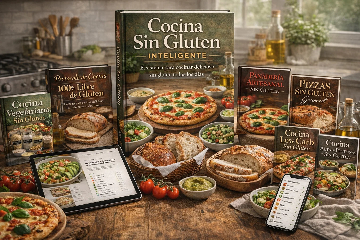 🥗 Cocina Inteligente Sin Gluten 🍞